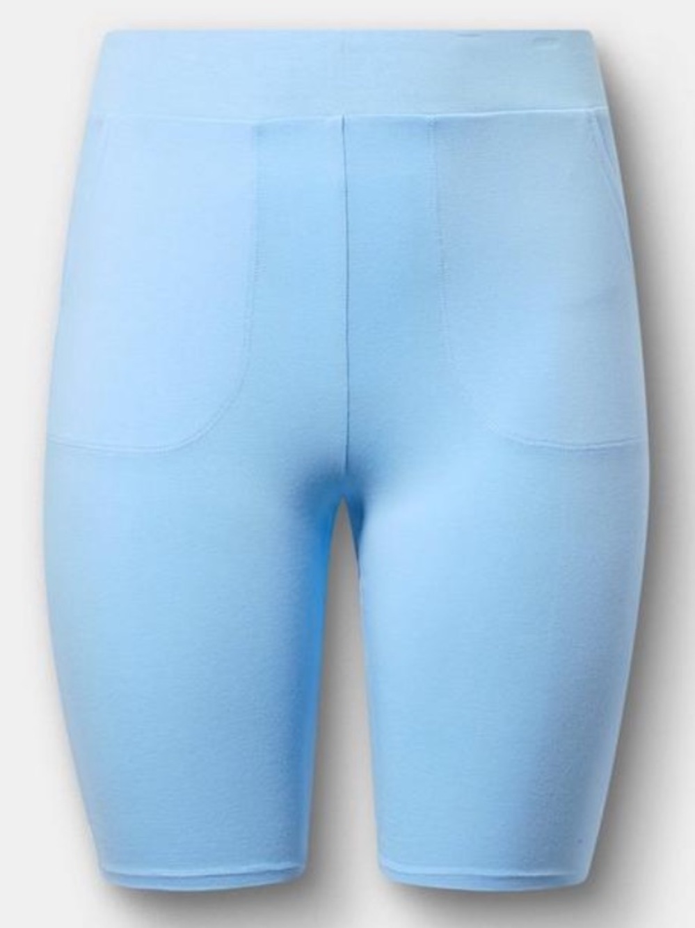 Torrid 9” Pocket Bike Shorts Placid Blue Size 0 NWT